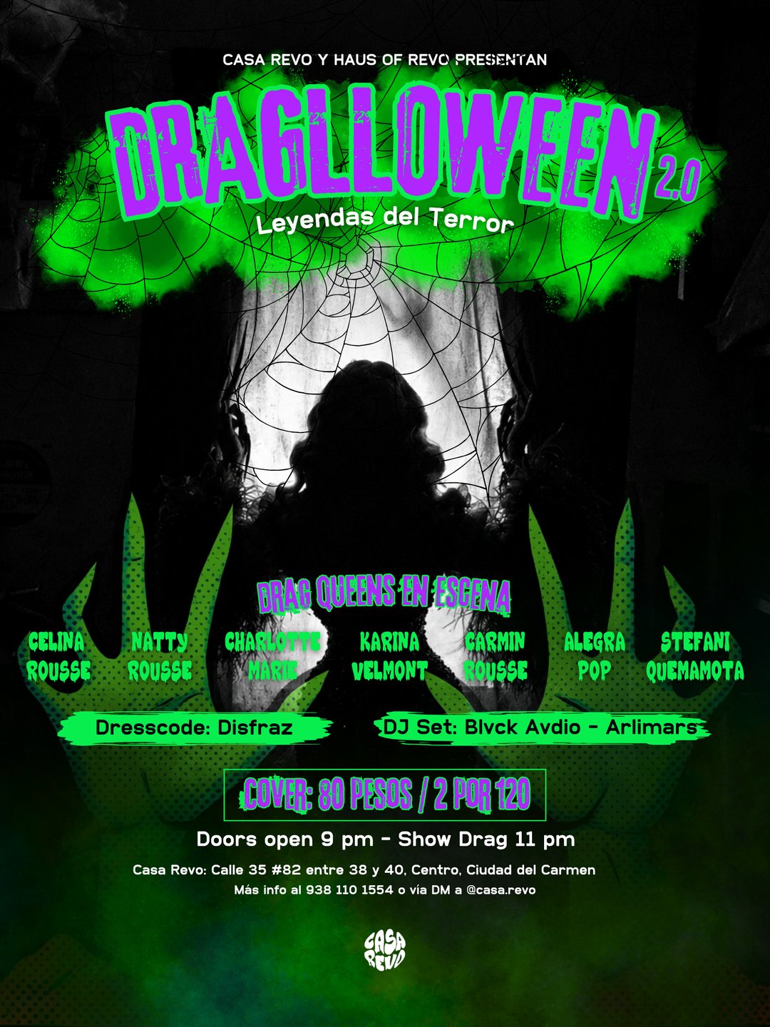 Flyer de Draglloween 2.0: Leyendas del Terror